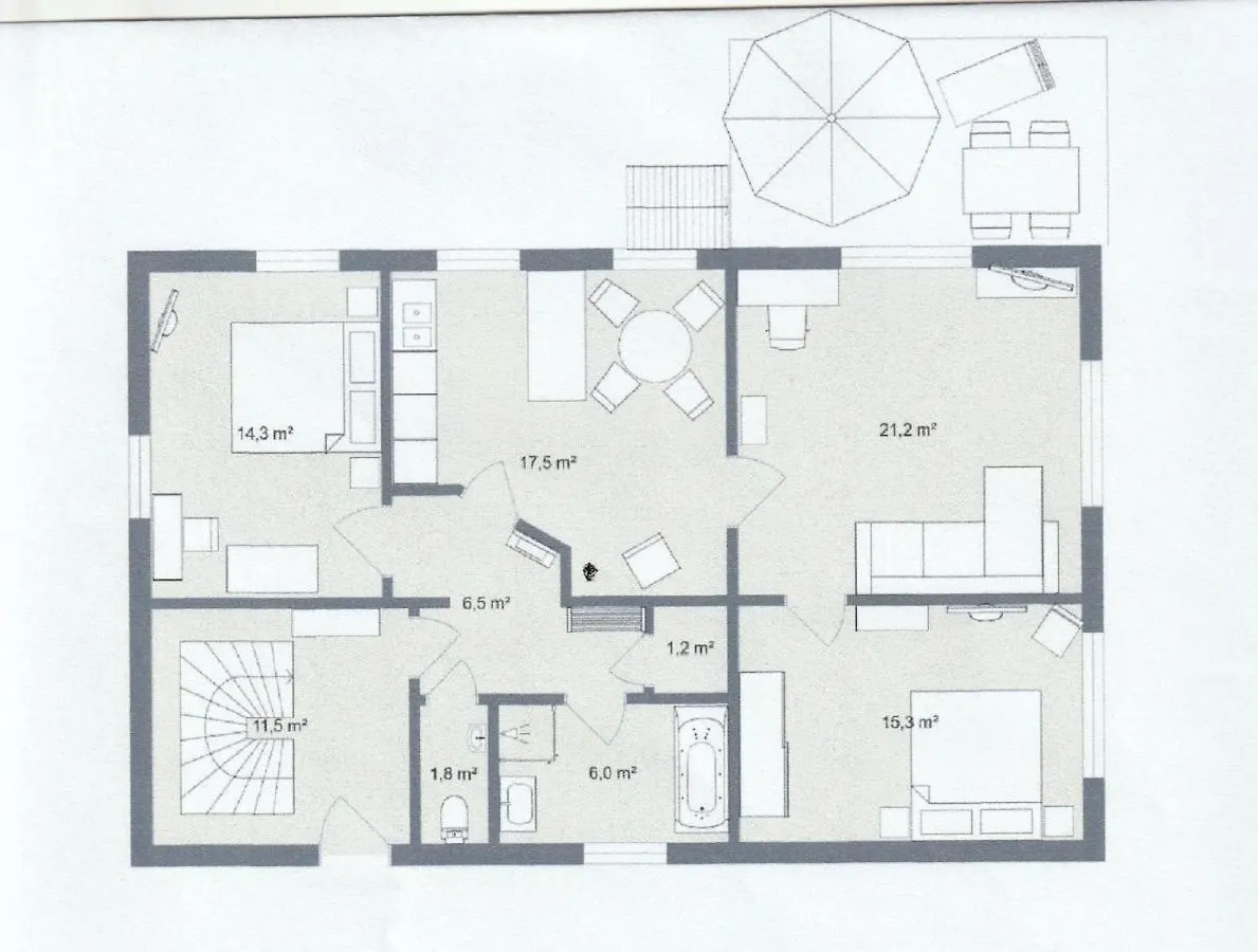 Ferienwohnung Sachsenblick Grafenau  Apartment Grafenau (Bavaria)
